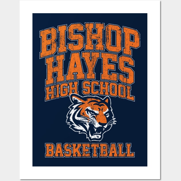 Bishop Hayes Basketball - The Way Back Wall Art by huckblade